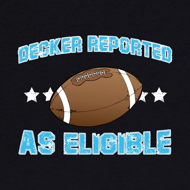 Decker Reported As Eligible by printalpha-art